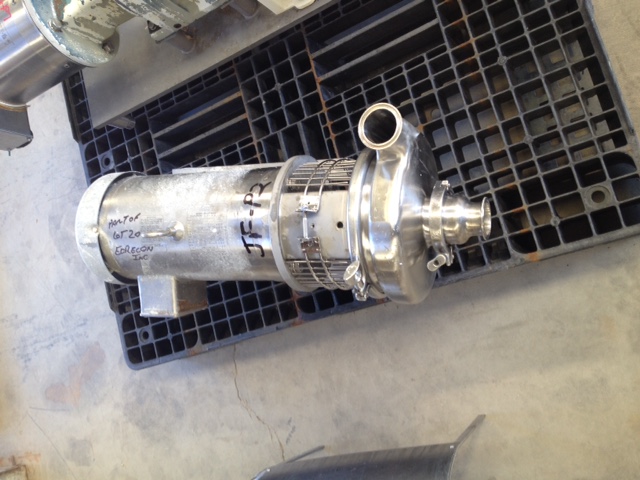 ***SOLD*** used Tri-Clover centrifugal pump. Size 2
